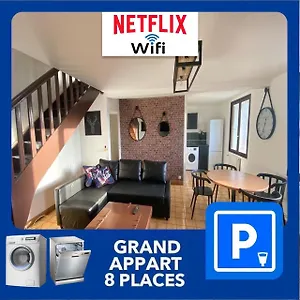 Appartement 014 Chic & Cosy Grand Duplex 76m2 Wifi Smart Tv Netflix Et Vue Panoramique